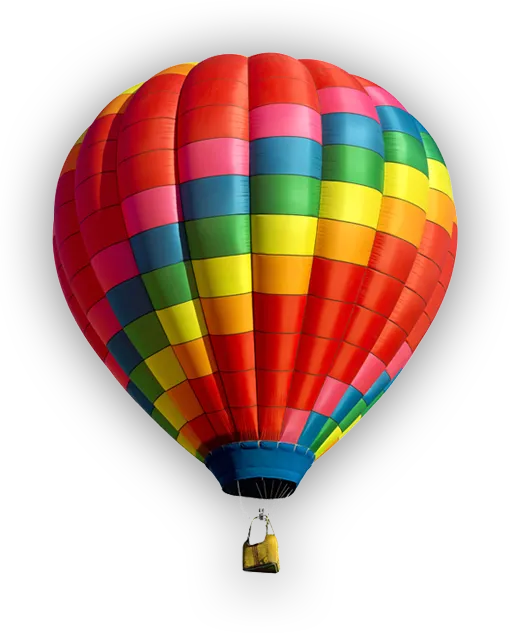 Montgolfière colorée Montréal